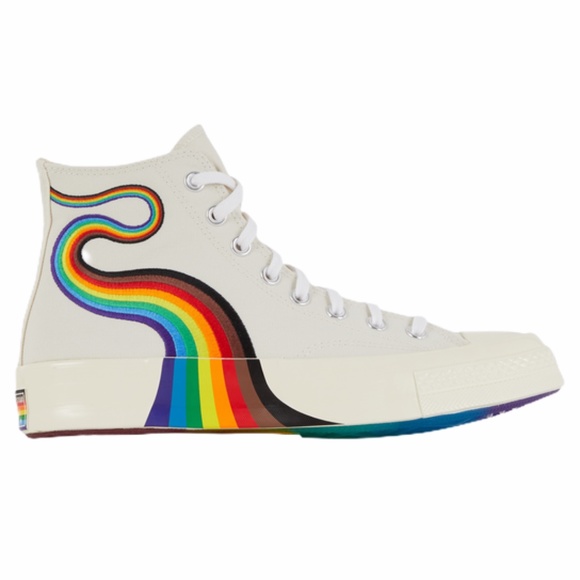 New Men Converse 2021 Chuck 70s Hi Pride Rainbow - Picture 3 of 7